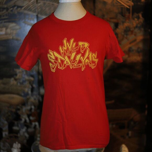 Small Bill and Ted's Excellent Adventure Wyld Stallyns Movie Band Tee - Picture 1 of 3